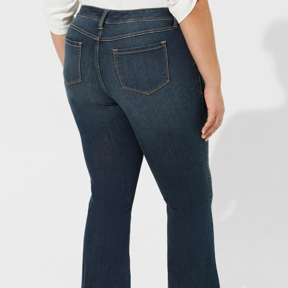 ❤️NWT VINTAGE TORRID JEANS LUXE SLIM BOOT CUT STRETCH MID RISE DENIM - PLUS SIZE - Picture 4 of 16